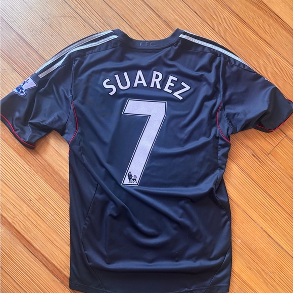 Adidas Liverpool Soccer FC Away Jersey Suarez Sz L - Picture 9 of 12